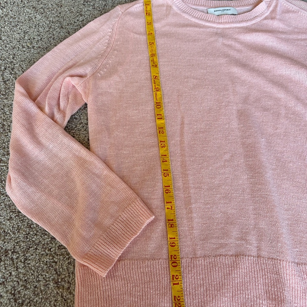NWOT Banana Republic Soft Pink Knit Top - Picture 3 of 5